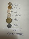 Mexico Coin Lot -  8 Rolls Of Mexico Coins - 420 + Coins Total - World Coins — photo 2