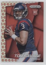2014 Panini Prizm NFL Logo 70/75 Tom Savage (Both Hands on Ball) #260 Shield 7l6