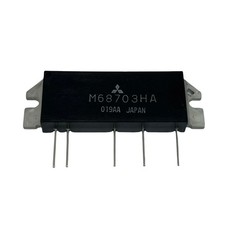 M68703HA MITSUBISHI RF POWER MODULE 440-470MHz, 12.5V, 50W, FM MOBILE RADIO