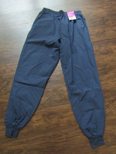 NEW LANDAU BRAND NAVY CUFFED CLASSIC FIT SCRUB SIZE LARGE