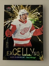 2024-25 Upper Deck Fleer Ultra Alex DeBrincat ExCELLYng GOLD 10/10 Omega Bookend