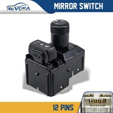 Interruptor maestro del espejo retrovisor negro para Toyota Hilux Revo 183712 2015-2020