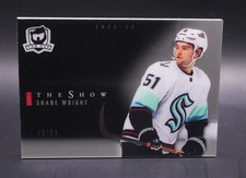 2022-23 UD The Cup #SB-SW Shane Wright The Show Rookie RC Black /99 Kraken