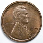 1909 VDB Lincoln Wheat Penny AU/UNC