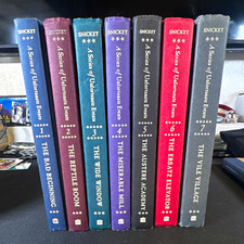 A Series of Unfortunate Events Books 1-7 Hardcover Set Lemony Snicket 1st Ed