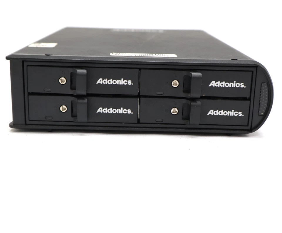 Addonics S4SHU3 4-Bay Mini Storage RAID Encloser USB 3.0 eSATA DIP Switch w/Adap - Image 2 of 4