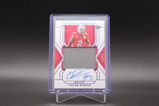 2025 Panini NT Collegiate - Caleb Downs Patch Auto /49 Ohio State 