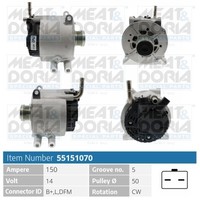 Meat & Doria Generator FüR Mercedes-Benz A-Klasse W168 Vaneo 414 1.7 Cdi