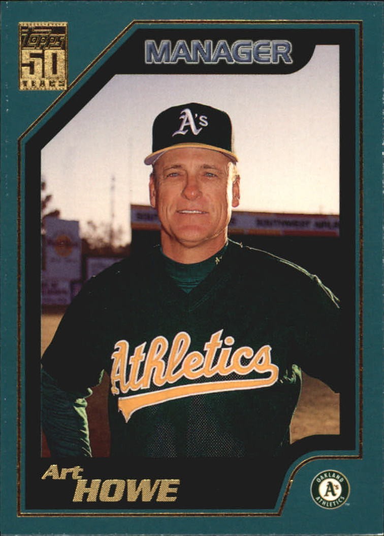 2001 Topps #337 Art Howe MG - BB