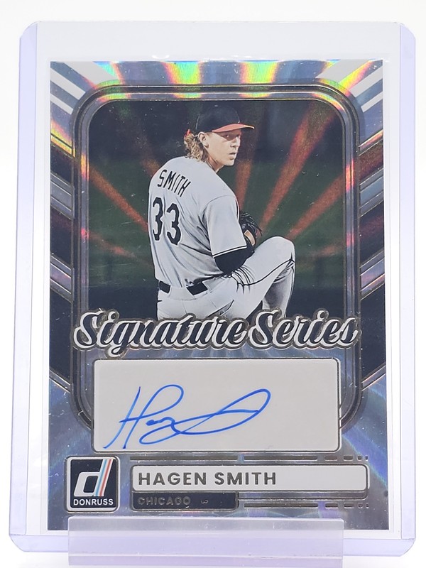 HAGEN SMITH 2026 DONRUSS SIGNATURE SERIES LASER #SS-HS BASEBALL CHICAGO Q5677