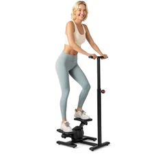 Steppers for Exercise  w/Height-Adjustable Handlebar & Non-slip Pedals
