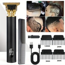 Professional Hair Clippers - Men Cordless Trimmer Beard Shaving Machine Barber