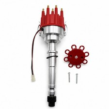 For Chevy Sbc Bbc 350 383 400 396 454 Pro Billet Distributor Red Cap For Chevy Sbc Bbc 350 383 400 396 454 Pro Billet Distributor Red Cap