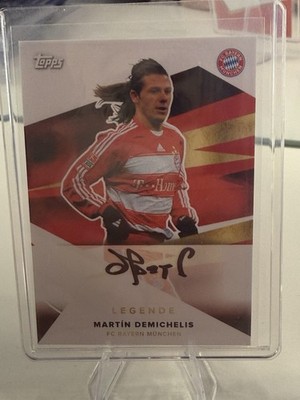 Topps Fc Bayern München Team Set 21/22 Martin Demichelis Auto Legende