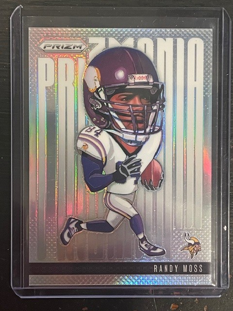 2024 Panini Prizm RANDY MOSS 1st Year Prizmania Prizm SSP Case Hit #29