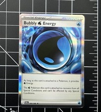 Pokemon Bubbly Water Energy CRI 84/86 Normal Holo Near Mint English