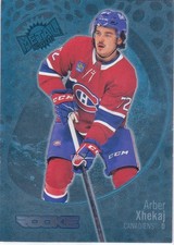 2022/23 SKYBOX METAL UNIVERSE..ARBER XHEKAJ..BLUE SPECTRUM..ROOKIE..CANADIENS