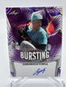 2025 Leaf Vivid Baseball Jurrangelo Cijntje Cardinals Purple Bursting Auto 5/7