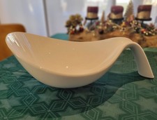 Villeroy & Boch Salat Schüssel Salad Bowl Flow New Wave Weiß Fine China V&B