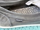 Womens SANUK Pair O Dice washed gray canvas loafers slip on size 8.5 8 1/2 NR! — photo 7