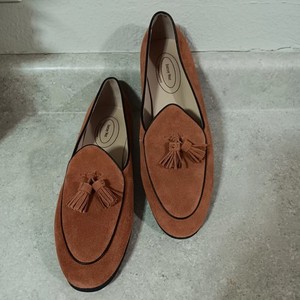 Journey West Mens Suede Loafers Burgundy Smoking Shoes Bow Accent 10.5 Amazon.com | Journey West Men main image 4