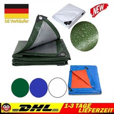 Abdeckplane Plane mit Ösen Holzplane Gewebeplane Bootsplane Garten Holz DHL