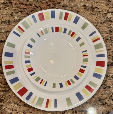 Corelle Corning Memphis Dinner and Bread Plates (2 of each)