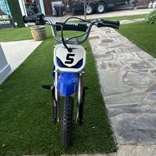 Razor MX350 Electric Dirt Bike Blue Ages 4-7  8-11 Years, Comes with a charger