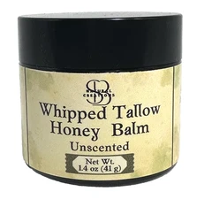 UNSCENTEFD HALAL GRASS FED TALLOW HONEY AND CALENDULA INFUSED BALM ALL NATURAL