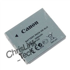 Batteria originale Canon NB-6LH per Canon IXUS105 210 S95 90 SX240 510 520 530 540