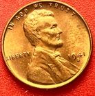 1941-S Lincoln Wheat Cent Penny GEM RED BU From an Original Bank Roll