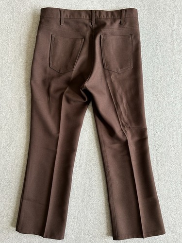Vintage Levis 517 Hose Herren 34x30 Braun Bootcut Sta Prest Western Scovill USA 70s - Bild 3 von 10