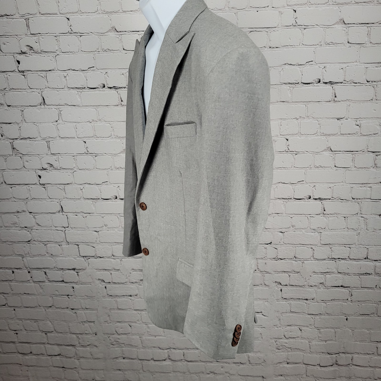 Studio Suits Grey 2 Button Double Vented Peak Han… - image 13