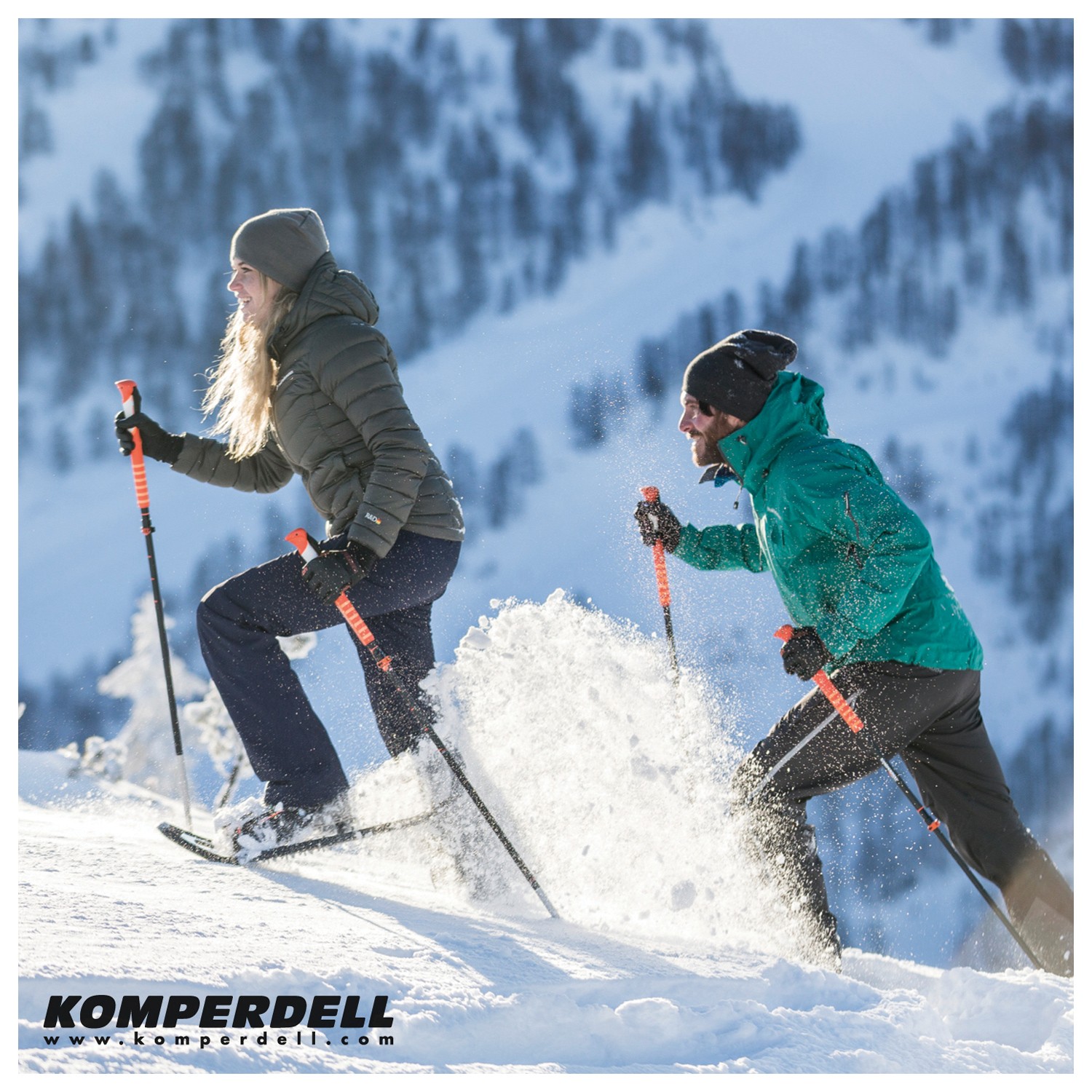 Снегоступы Komperdell Peakmaster 30 красные
