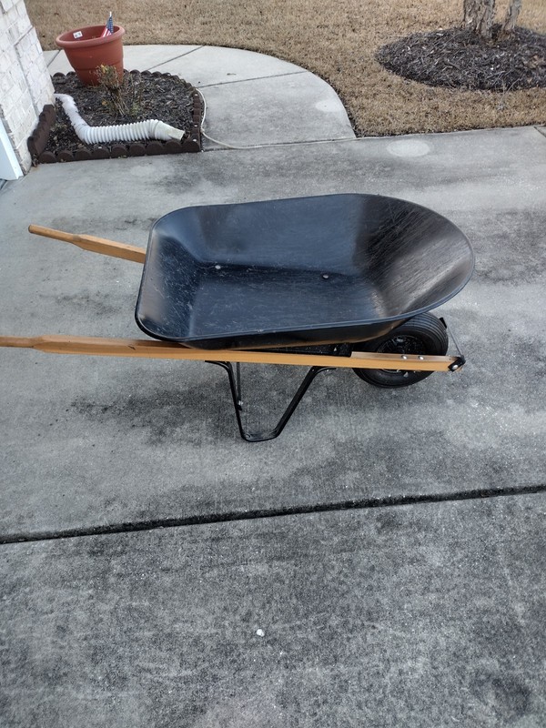 wheel barrow ( Blue Hawk)