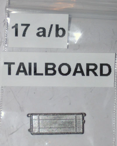 Replacement tailboard for Lesney Matchbox #17a/b Bedford Matchbox Removals Van