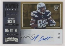 2017 Panini Contenders Playoff Ticket 65/99 Artavis Scott #276 Auto 0b2