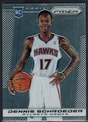 2013-14 Panini Prizm Prizms #286 Dennis Schröder, Rookie, RC GU, Atlanta Hawks