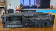 Harman Kardon CD491 Stereo Cassette Deck  Black Face, Black Knobs