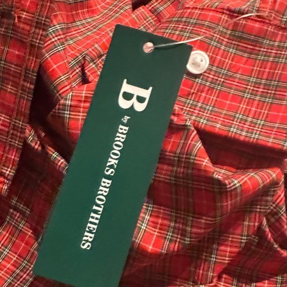 B by Brooks Brothers Big Boys Classic Fit Long Sleeve Dress Shirt Size 8 thumbnail 5