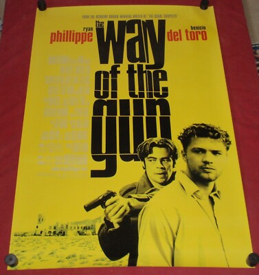 The Way of the Gun Movie Poster 27x40 S/S   Benicio Del Toro   Ryan Phillippe 