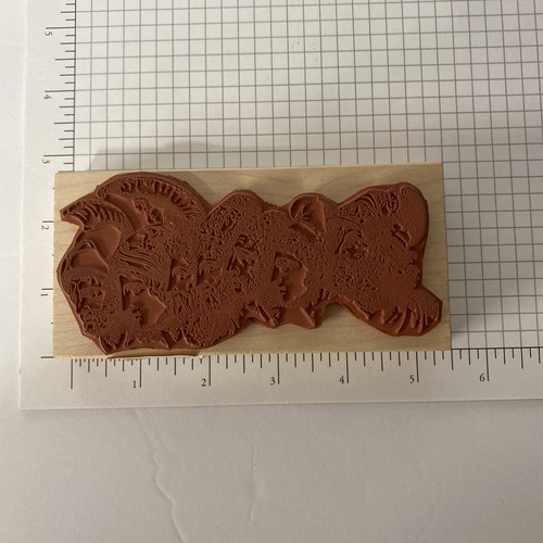Stamp Out Cute Rubber Stamp Trojans/Spartans Cardmaking Scrapbooking - Picture 2 of 6
