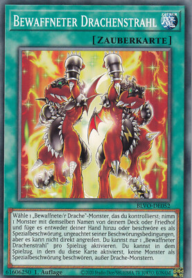 Yu-Gi-Oh! Blazing Vortex #052 Bewaffneter Drachenstrahl Common Deutsch