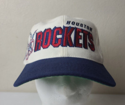 VTG Deadstock 90s Houston Rockets Sports Specialties Shadow Snapback Hat Cap NBA