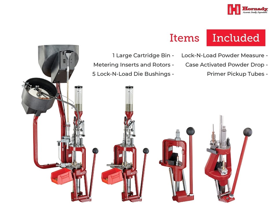 Hornady Lock-N-Load AP Press Loader – Ammunition Reloading Press with