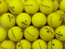 WILSON DX2 YELLOW SOFT MATTE GOLF BALLS  20 PACK PEARL /GRADE A LAKE BALLS