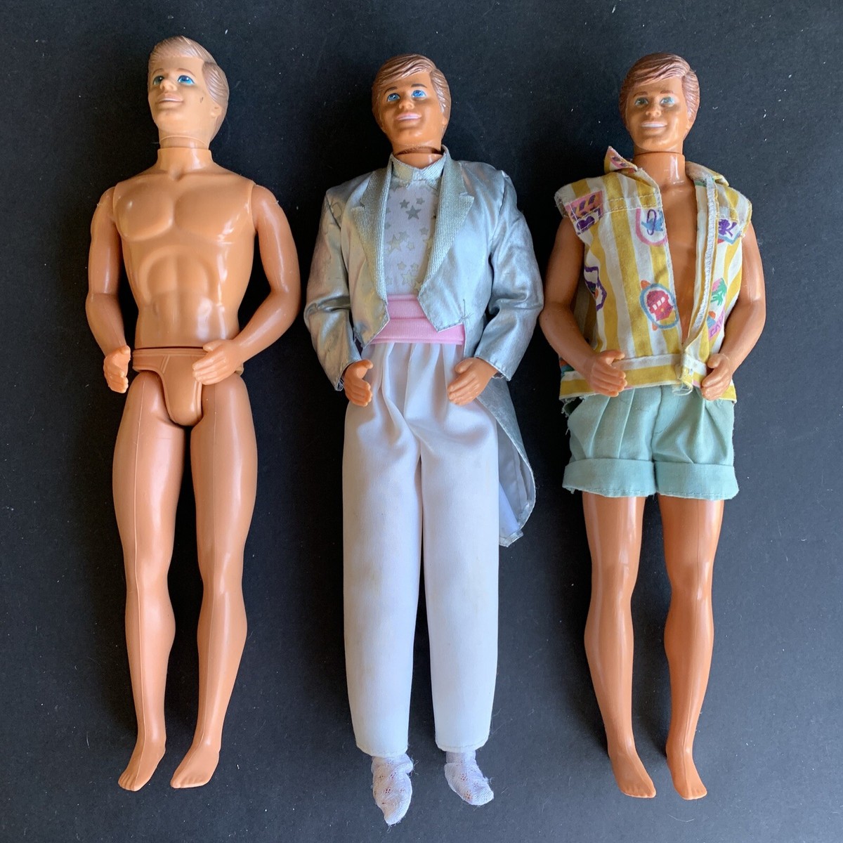LOT OF 3 VINTAGE 1980 KEN DOLLS B41 | eBay