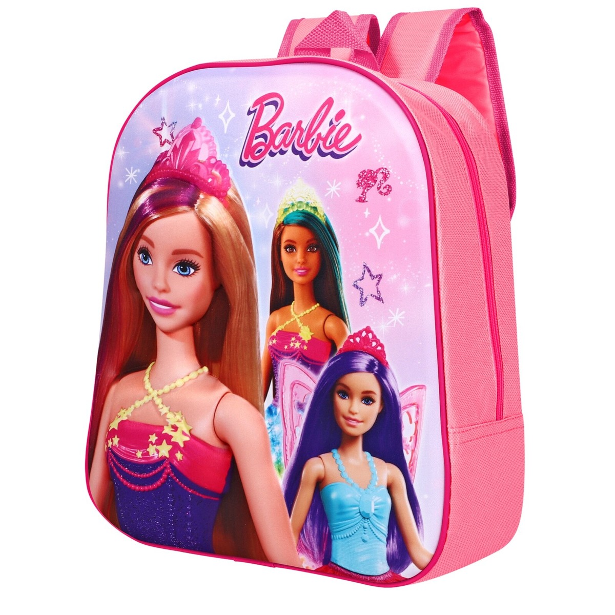 Barbie Dolls 3D EVA Backpack Rucksack School Bag Pink Girls Movie