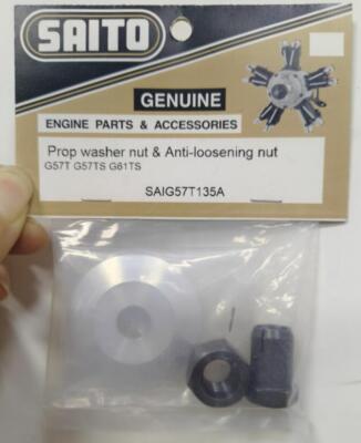 RC model aircraft parts Saito Engine SAIG57T135A Prop washer nut anti loosening