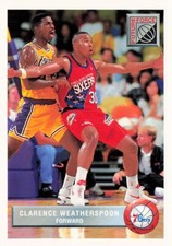 Upper Deck Clarence Weatherspoon ROOKIE Future Force McDonald's 1992-93 #P49